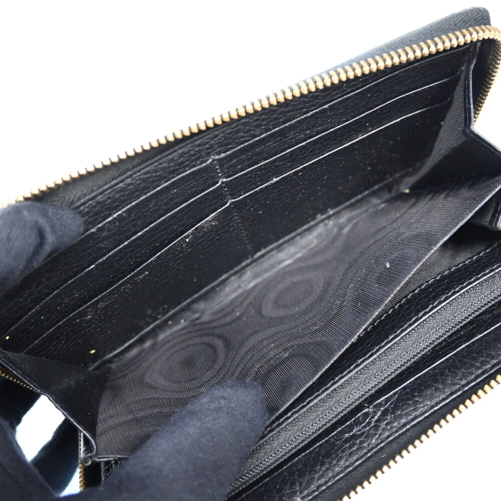 Auth Gucci Gg Marmont Round Zipper Long #196282G32B - Picture 10 of 15